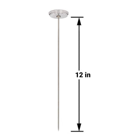 REOTEMP K83B1 used in a small compost pile for temperature monitoring.