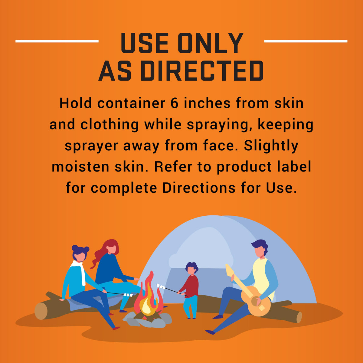 Repel Sportsmen Max spray in action applying evenly outdoors
