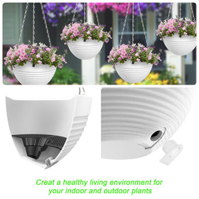 REPICLIFE drainage-plug perforated-insert enables balanced watering and soil moisture