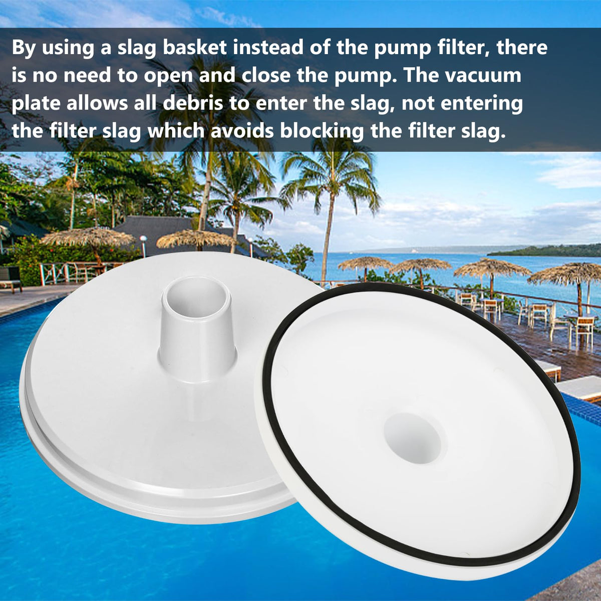Replacement parts packaging confirms durable UV-resistant materials for longevity.