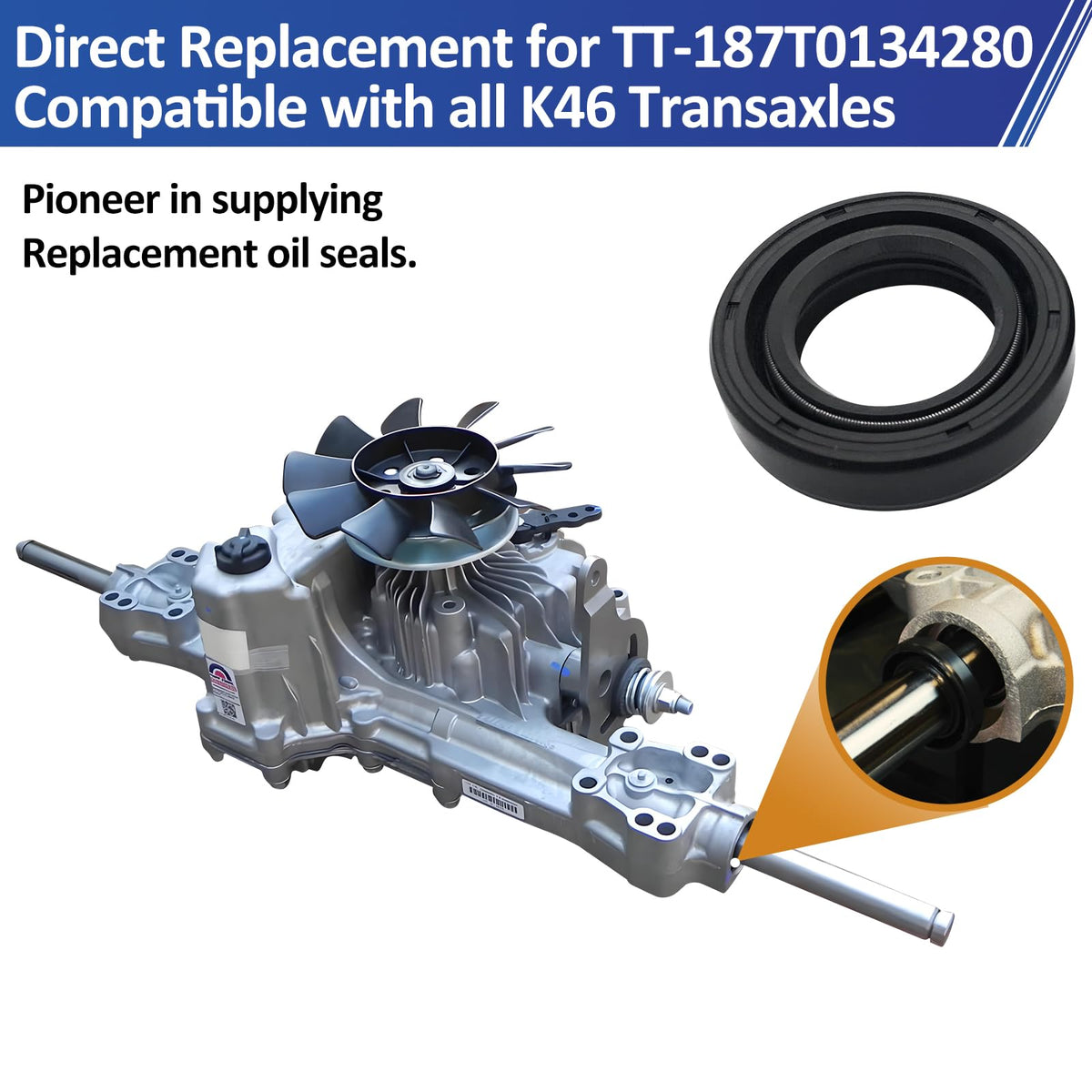 ReplacementKits axle oil seal fitment demo illustrates easy installation
