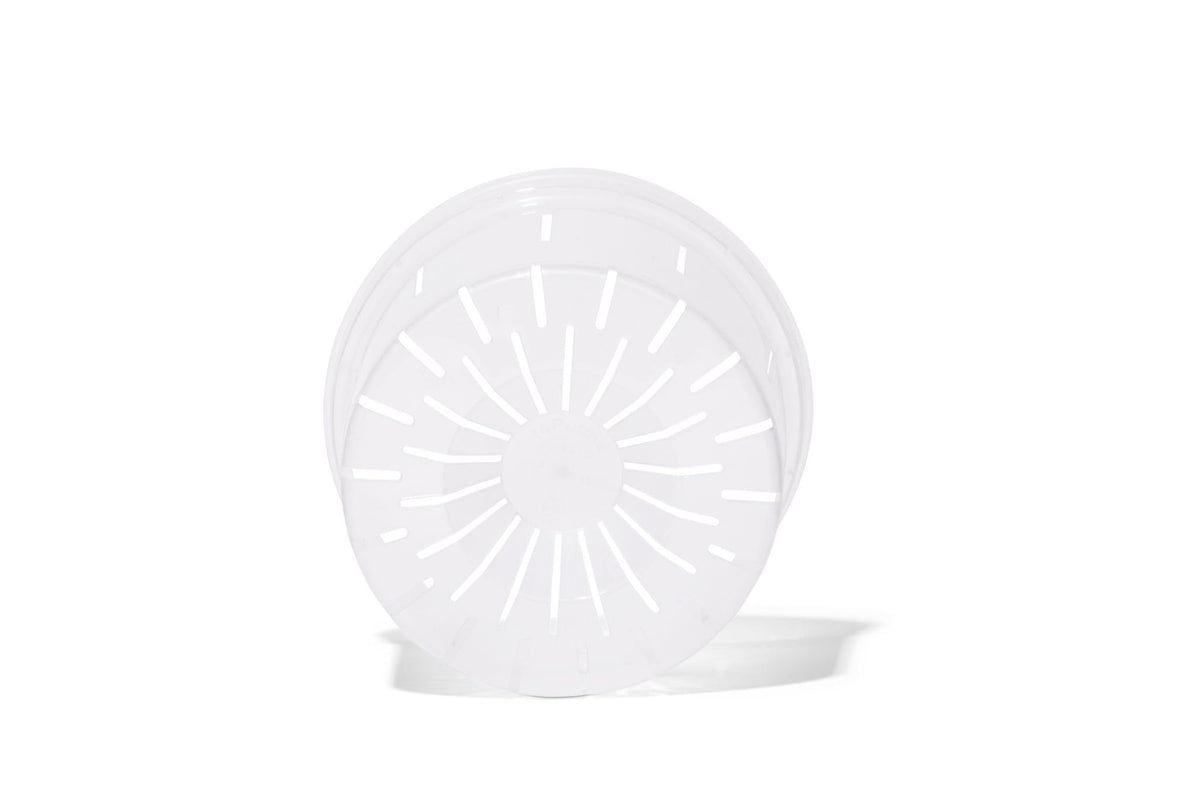 rePotme 6-inch slotted pot close-up, highlighting durable UV-protected plastic.