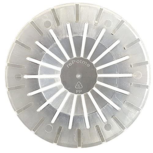 rePotme 5-inch slotted orchid pot enhances drainage and airflow