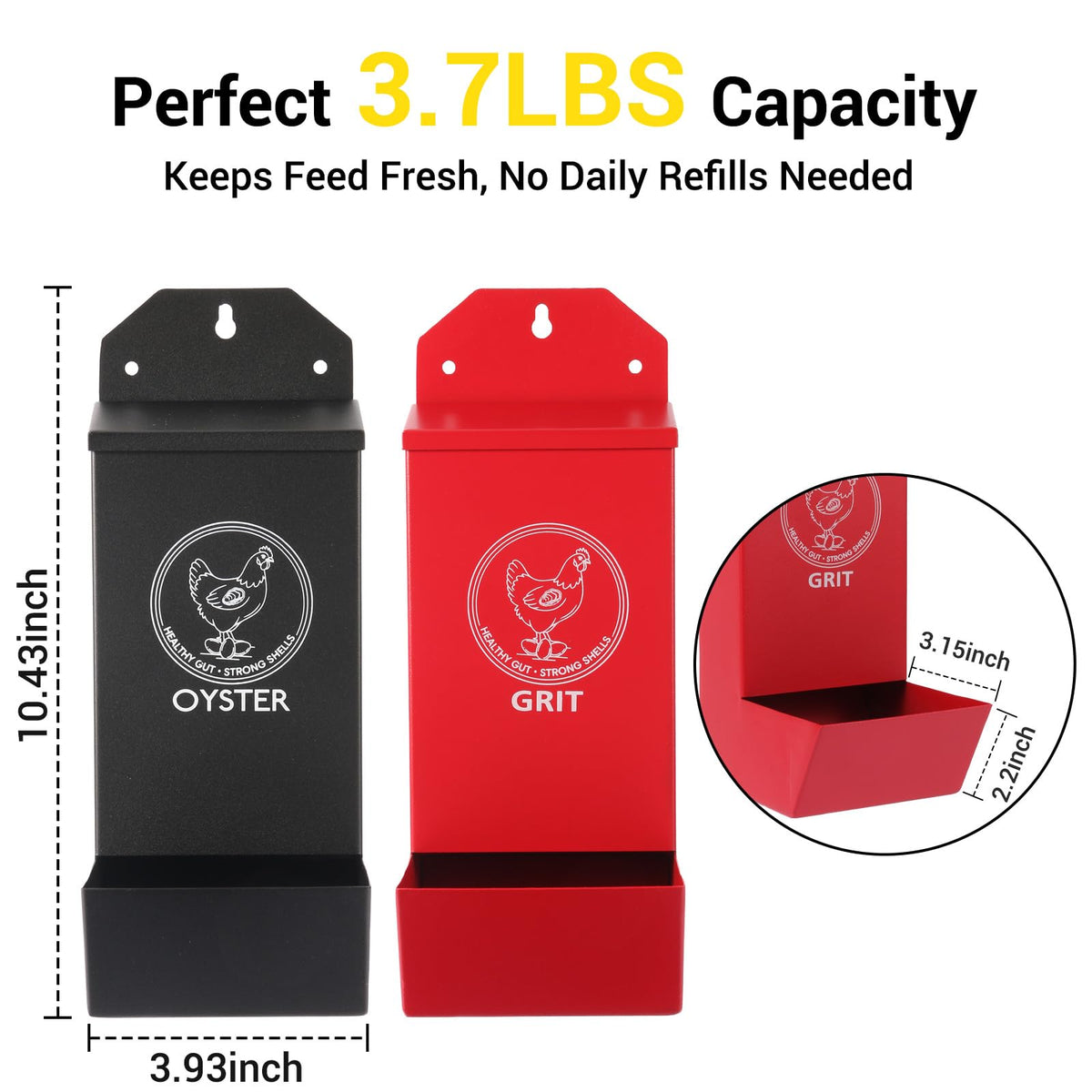 Reptilux automatic gravity feeder provides steady, hands-off feeding for multiple birds