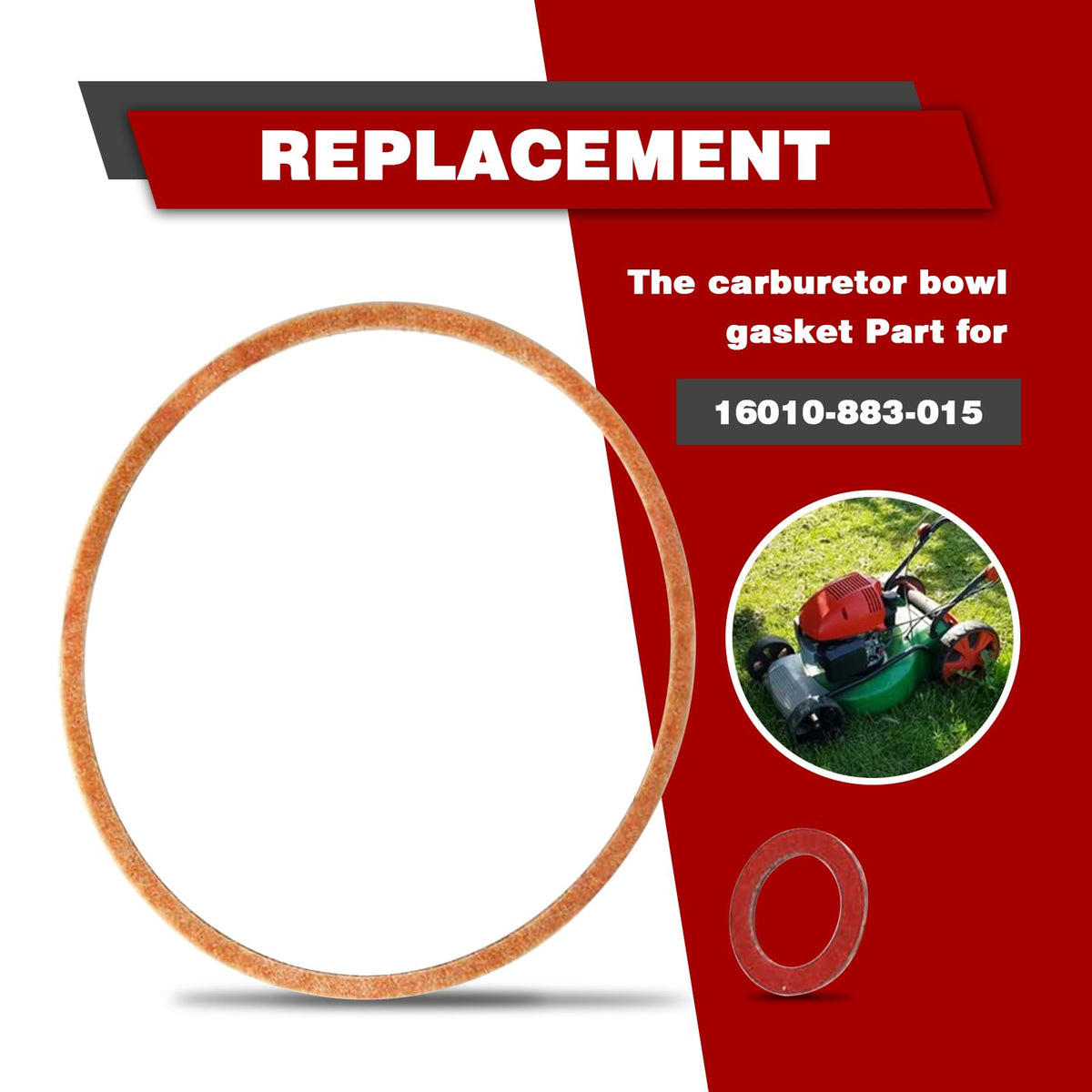 Troy-Bilt power washer compatible gasket kit ready for quick replacement.