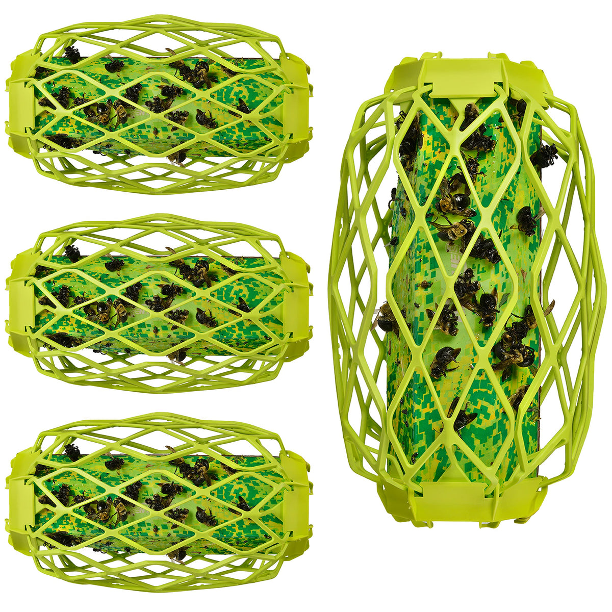 RESCUE! Carpenter Bee TrapStik traps carpenter bees and mud daubers, protecting wood surfaces.