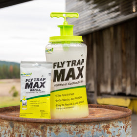 RESCUE! Fly Trap Max two-traps-pack offers broader coverage.