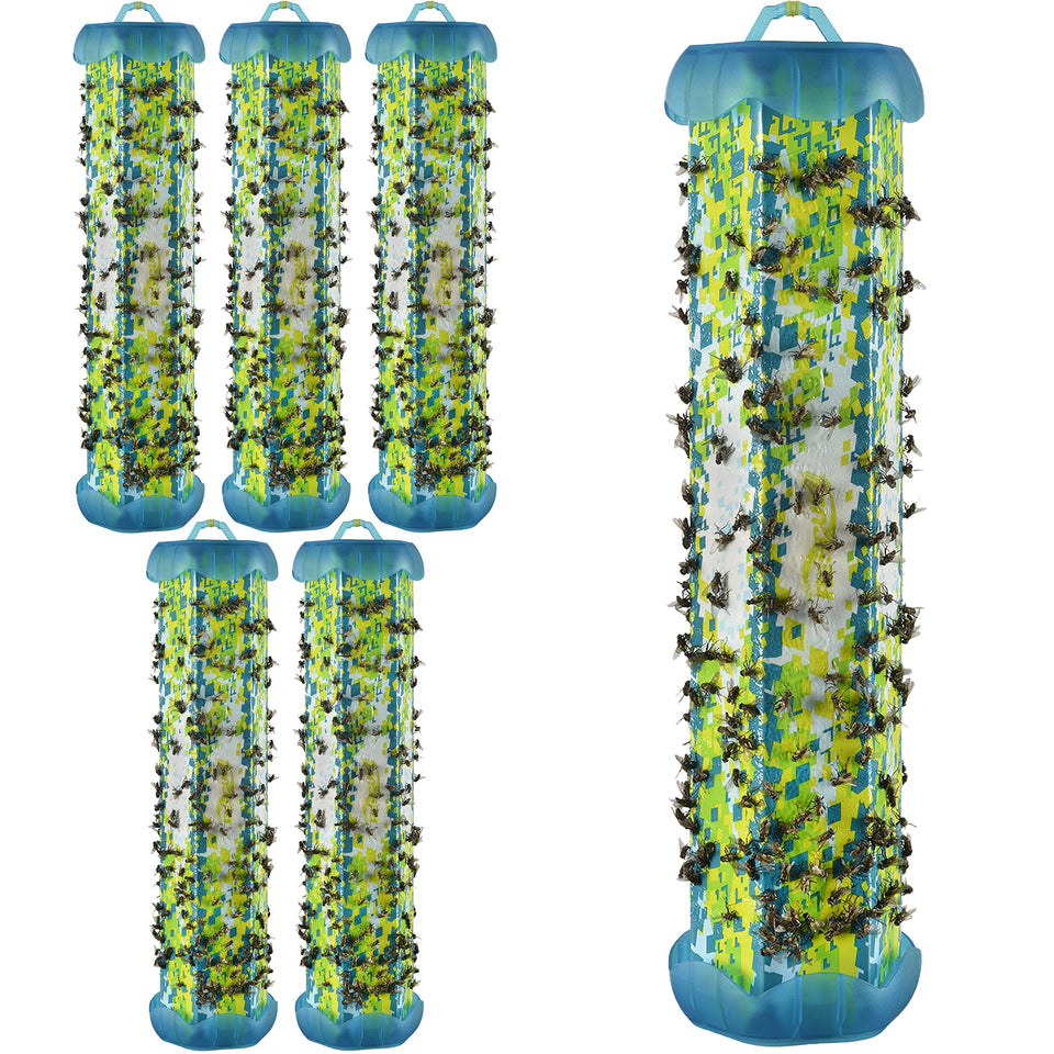 RESCUE! Fly TrapStik hanging indoors to capture flies without odor