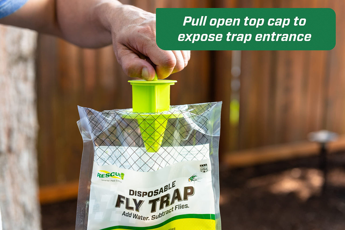 RESCUE! full disposable trap simplifies outdoor disposal