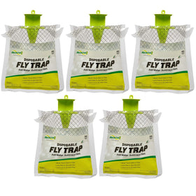 RESCUE! outdoor fly trap hanging bait attracts flies away from patios