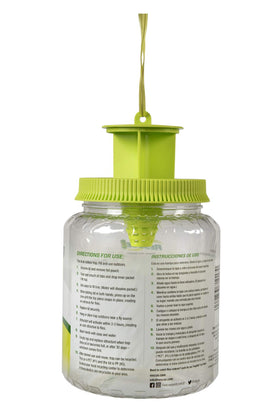 RESCUE! Outdoor Fly Trap reusable design supports season-after-season use without constant replacement.