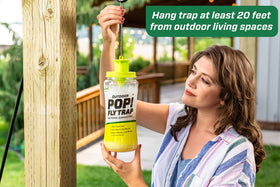 RESCUE! POP! Fly Trap 3-pack showcases value and ready-to-use outdoor solution.