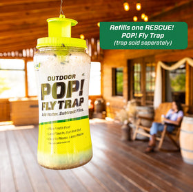 RESCUE! POP! bait pouch opened for quick trap setup