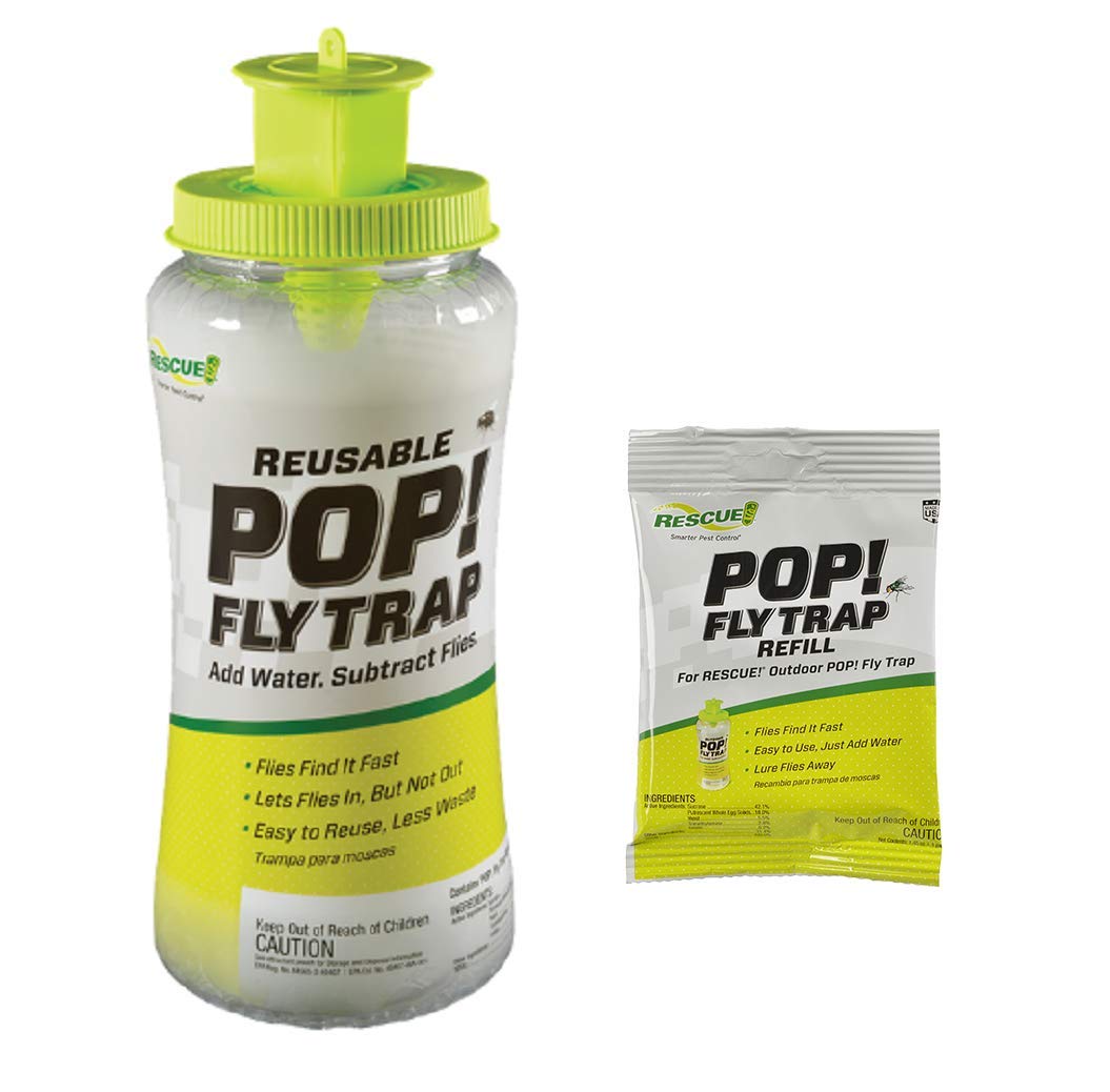 RESCUE! POP! trap assembled for instant placement in kitchens or barns.