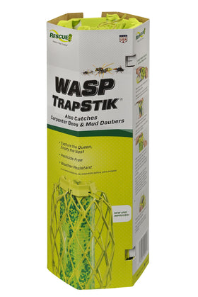 RESCUE! VisiLure TrapStik sticky-surface closeup shows fast insect adhesion.