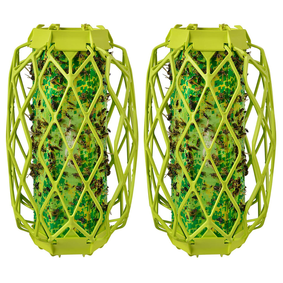 RESCUE! VisiLure TrapStik attracts wasps with a sticky surface for odorless capture.