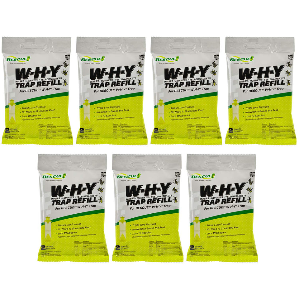 RESCUE! WHY Trap refill offers two-week attractant power against wasps.