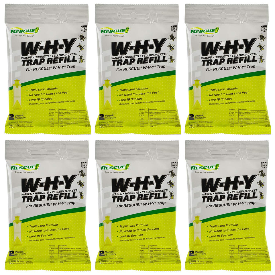RESCUE! WHY Trap refill two-week attractant for outdoor use.