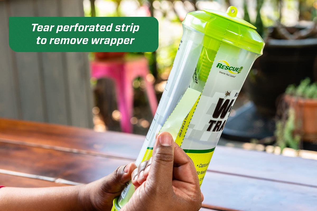 RESCUE! WHY Trap uses three attractants to lure multiple wasp species.