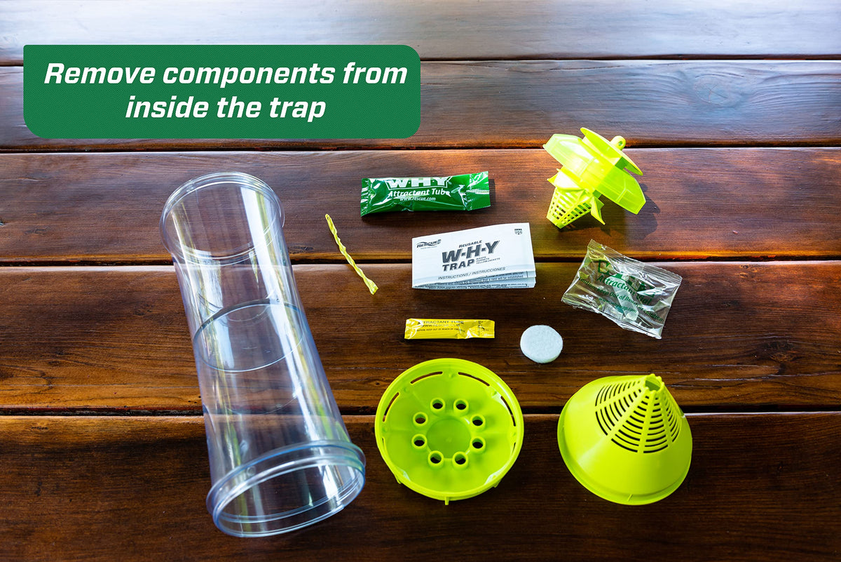 RESCUE! WHY Trap offers top or bottom entry for flexible placement.