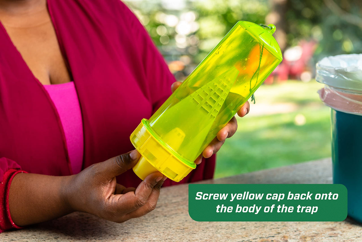 RESCUE! attractant-dispensing action suggests extended season protection.