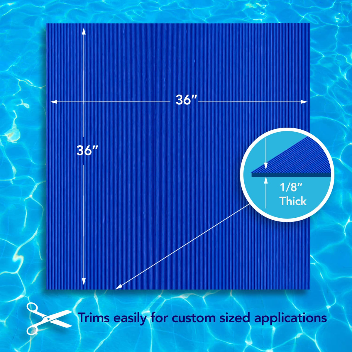 RESILIA Stay-Put protects the pool liner while you enter and exit.