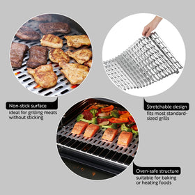 Restaurantware Foil Lux aluminum liner provides even heat for precise grilling.