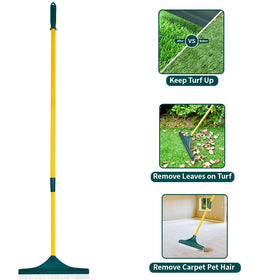 Adjustable 32-55 inch Restick rake for comfortable cleaning height.