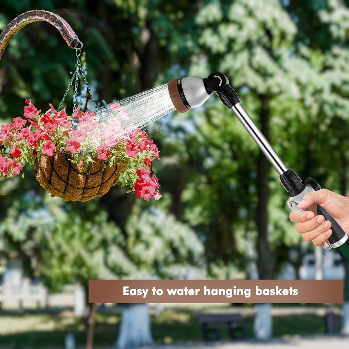 RESTMO 16-inch zinc-alloy wand highlighting durable construction
