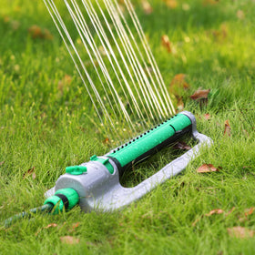 Restmo 18-nozzle array provides even coverage for large lawns.