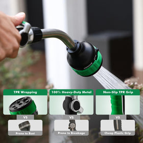 Restmo 2in1 watering wand in shower pattern for pet baths and misting