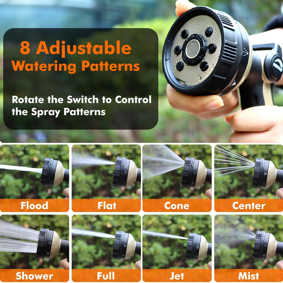 Restmo 3/4 inch GHT compatibility ensures a tight seal.