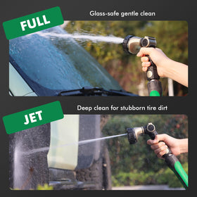 Restmo 3/4 inch NH thread connection ensures universal compatibility with standard hoses.
