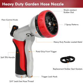 RESTMO seven-pattern dial sprayer for versatile watering patterns