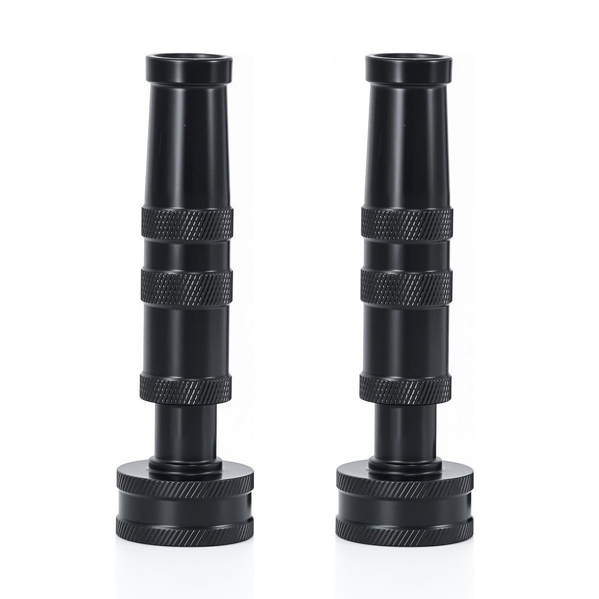 Restmo brass twist nozzle closeup with jet spray for tough cleaning tasks.