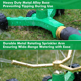 Restmo durable metal arms resisting rust for long-lasting outdoor use.