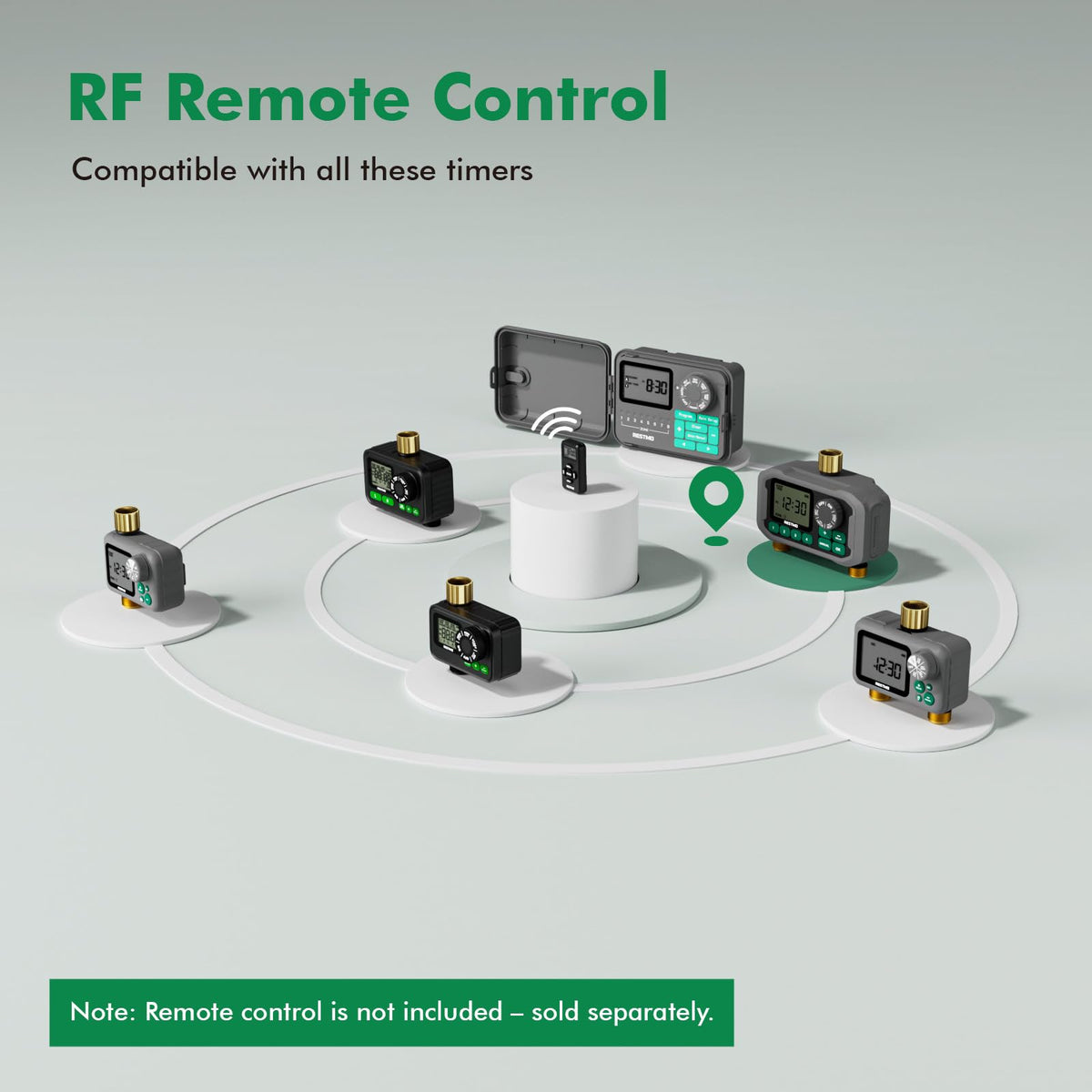 Restmo durable outdoor irrigation system resists rust across seasons.
