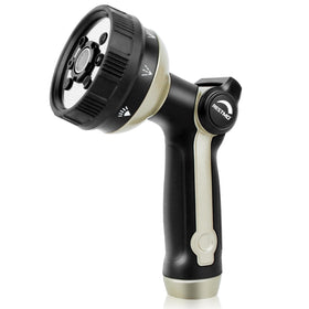 Restmo full shower hose nozzle with bronze finish for durable yard watering.