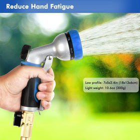 RESTMO Garden Hose Nozzle 3-4 NH thread fits standard hoses securely.