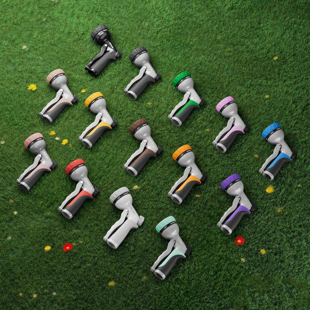 Restmo nozzle is ideal for garden care, patio cleaning, car washing.