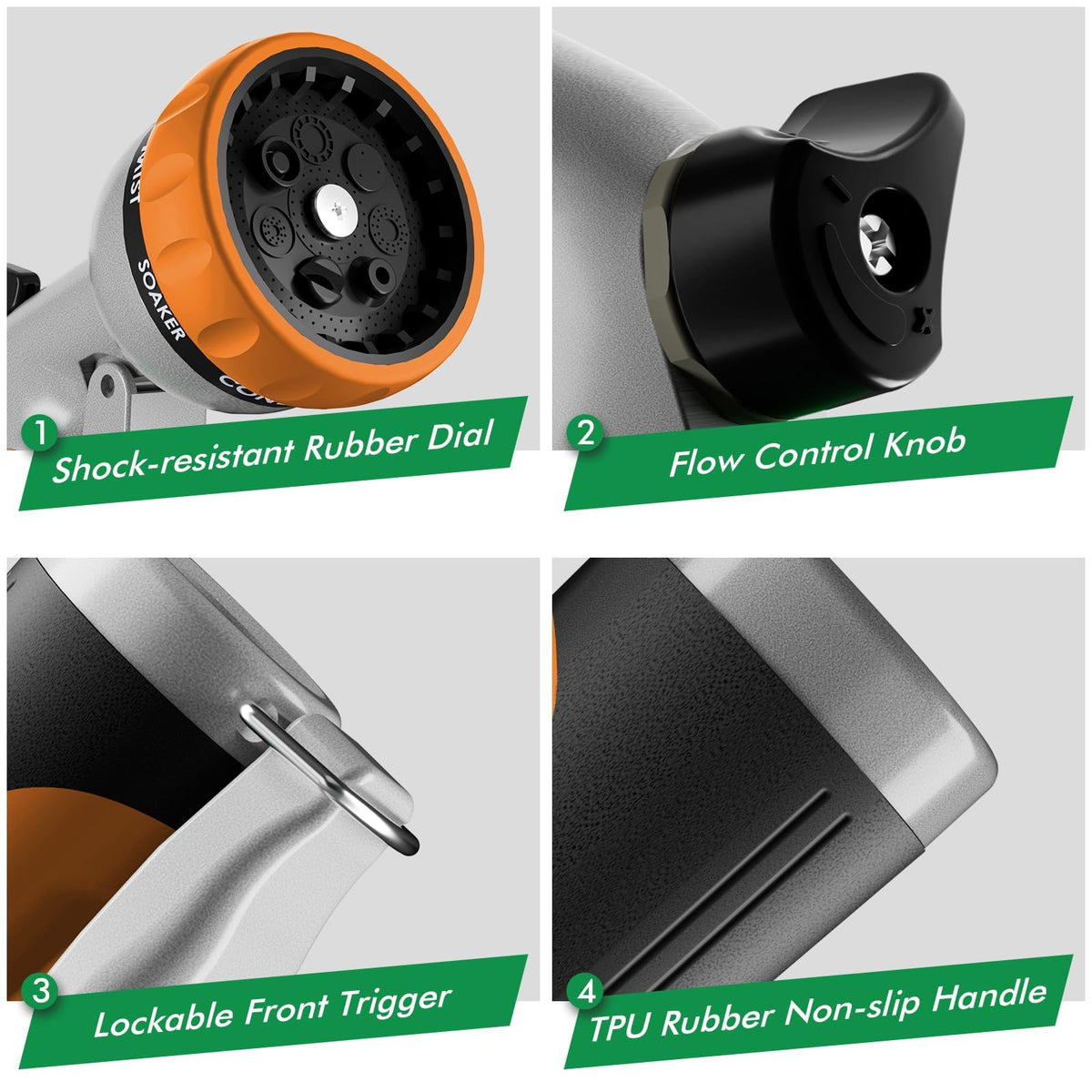 Restmo nozzle-pistol-grip-lock supports secure, hands-free operation.