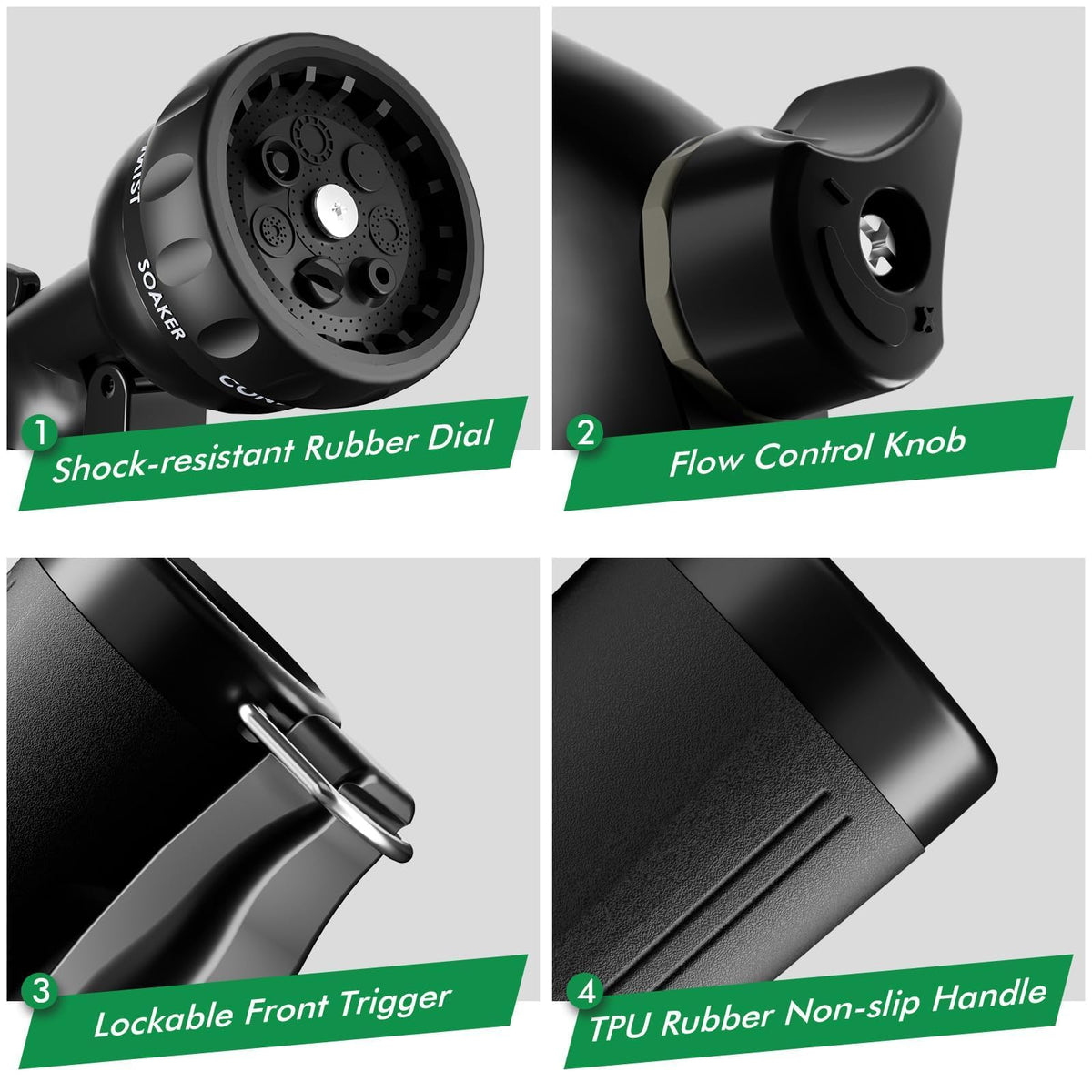 Restmo rubber gasket washers provide leak-free attachment and reliability.