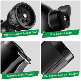 Restmo rubber gasket washers provide leak-free attachment and reliability.