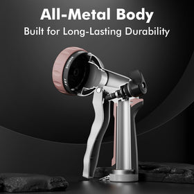 Restmo nozzle with seven pattern sprays for versatile watering and cleaning tasks