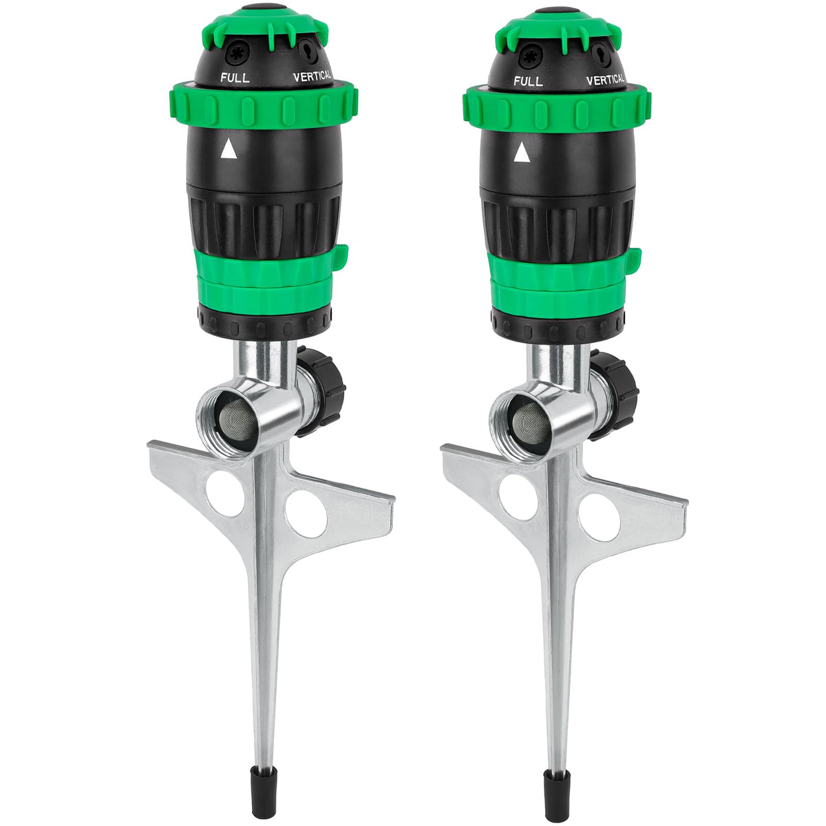 Restmo Gear Drive Sprinkler 2-pack ready for efficient lawn watering across large areas.