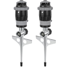 Restmo Gear Drive Sprinkler with metal spike base for stable ground anchoring.