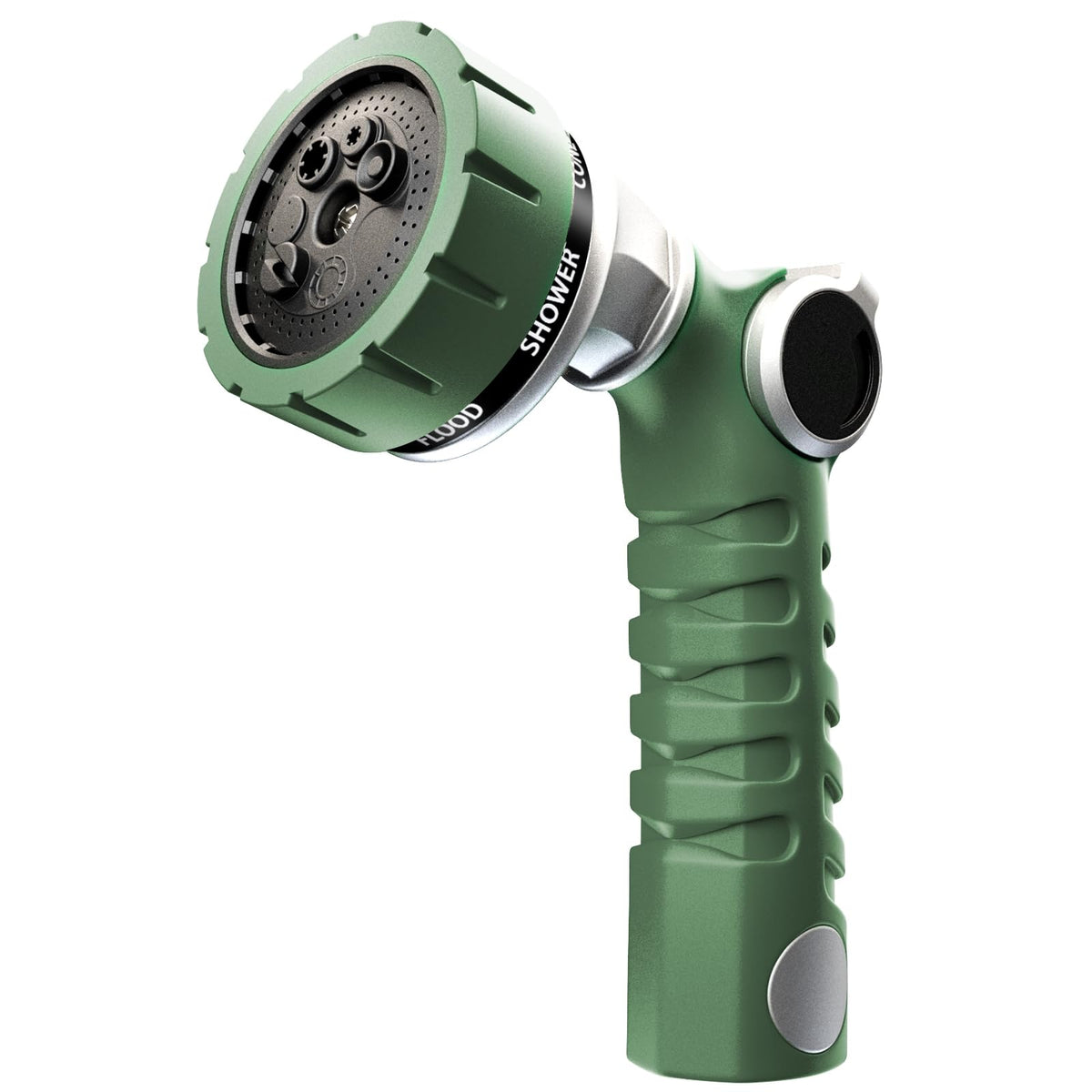 Restmo heavy duty hose nozzle with jet pattern for patio cleaning and watering