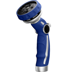 Restmo heavy-duty hose nozzle with metal construction for reliable garden watering.