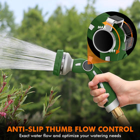 RESTMO 9-pattern dial enabling quick spray mode changes.