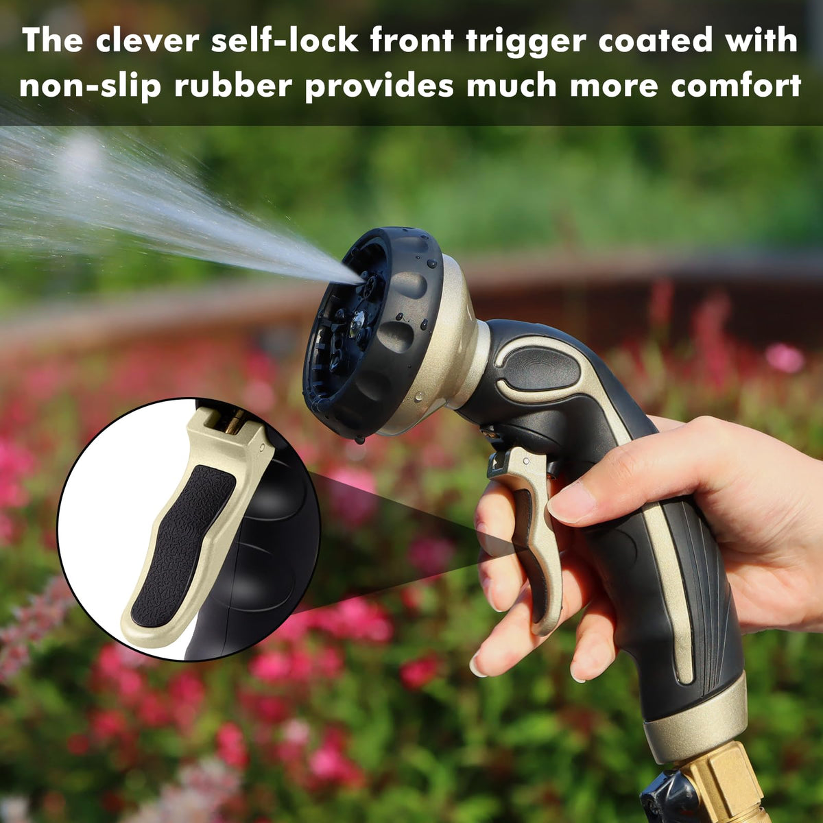Restmo ergonomic handle reduces hand fatigue during long sessions.